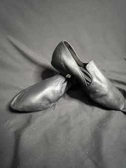 Dance Shoe Size 7 Black Leather