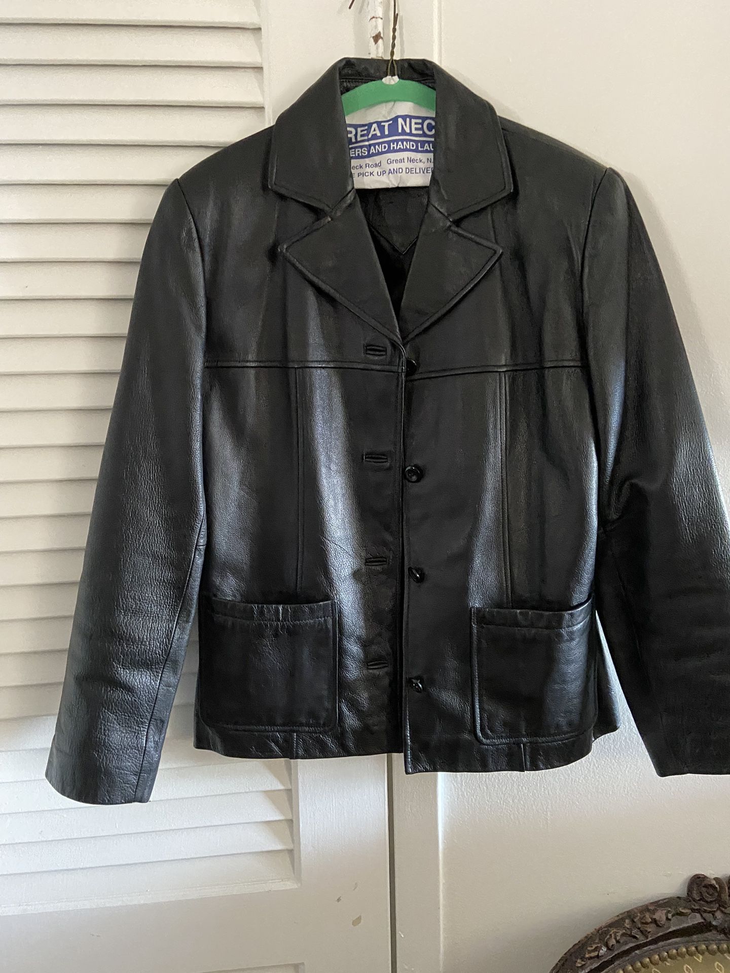 Authentic Leather Jacket Size Medium Almost Brand New