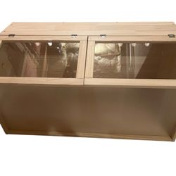 Brand New Large Wooden Guinea Pig & Hamster Cage – Fully Assembled, Never Used!