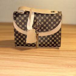 Women’s Mini Crossbody Bag Brown And Khaki