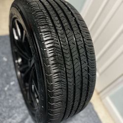 4 RTX Black widow & 4 Good Year Tires