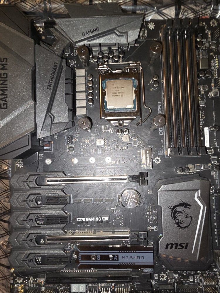 (Combo motherboard + CPU) MSI Gaming m5 and Intel i5-7600k