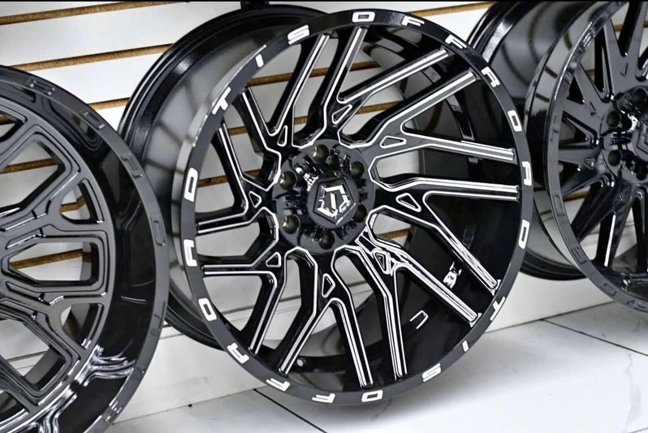 New Set Of Wheels TIS OFF-Road 554BM 22x12 For Sale 6x135/6x139.7 FITS F-150 CHEVY GMC BRONCO TUNDRA