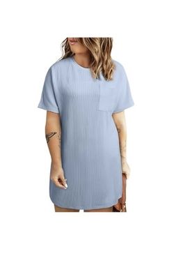 Plus Size Dress (blue 4X)