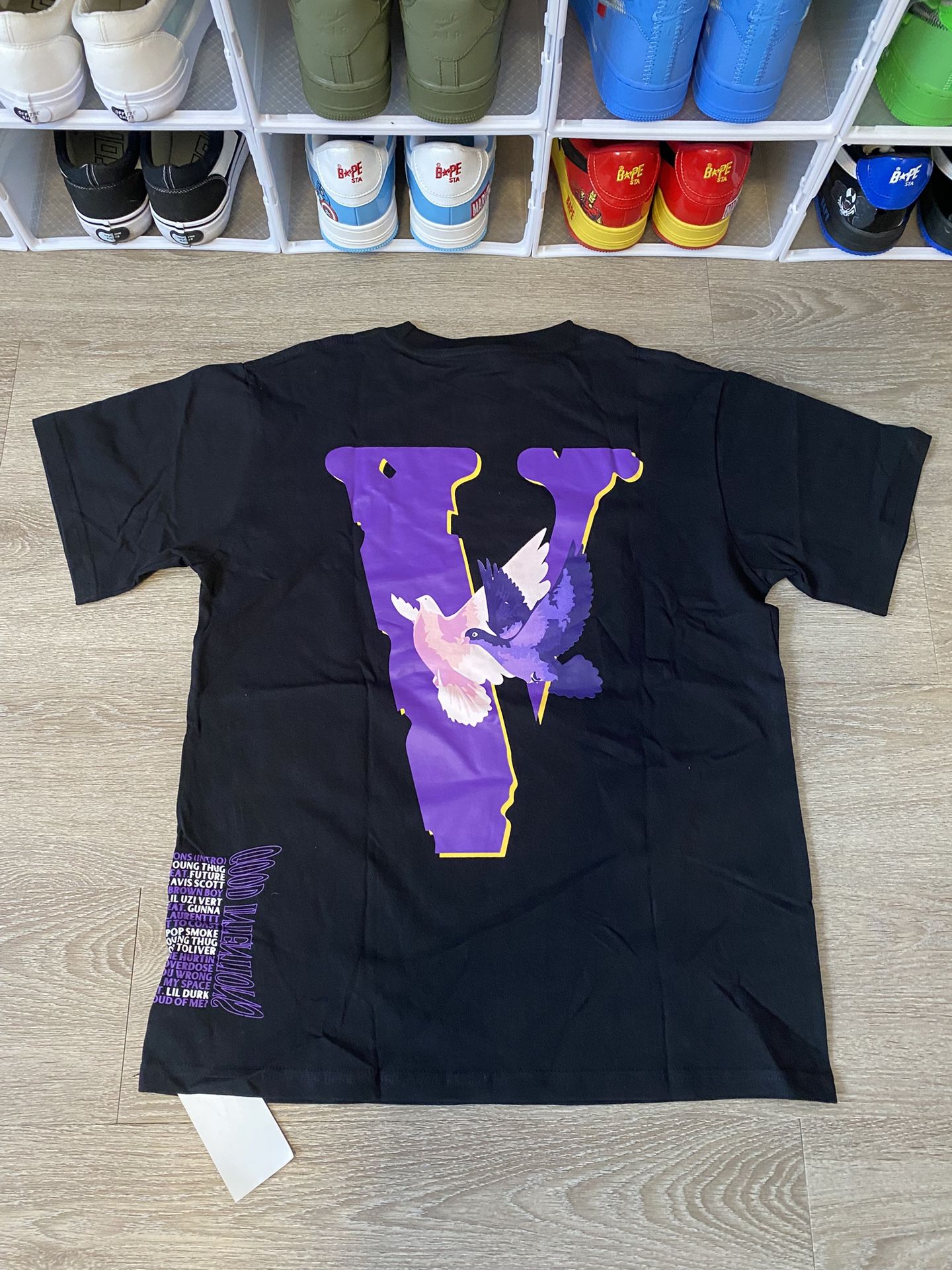 VLONE x Good Intentions Black Shirt Size Large