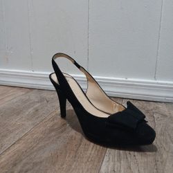 Marc Fisher Black Bow Heels 