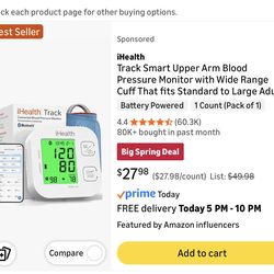 iHealth Track Connected blood pressure monitor