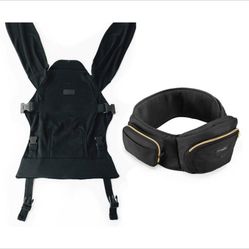 Tush Baby Hands-free Carrier Set (Black & Gold) 