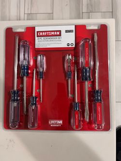 Craftsman 8 pc screwdriver set # (contact info removed).