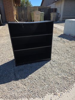READ LISTING!  *FREE* black bookshelf