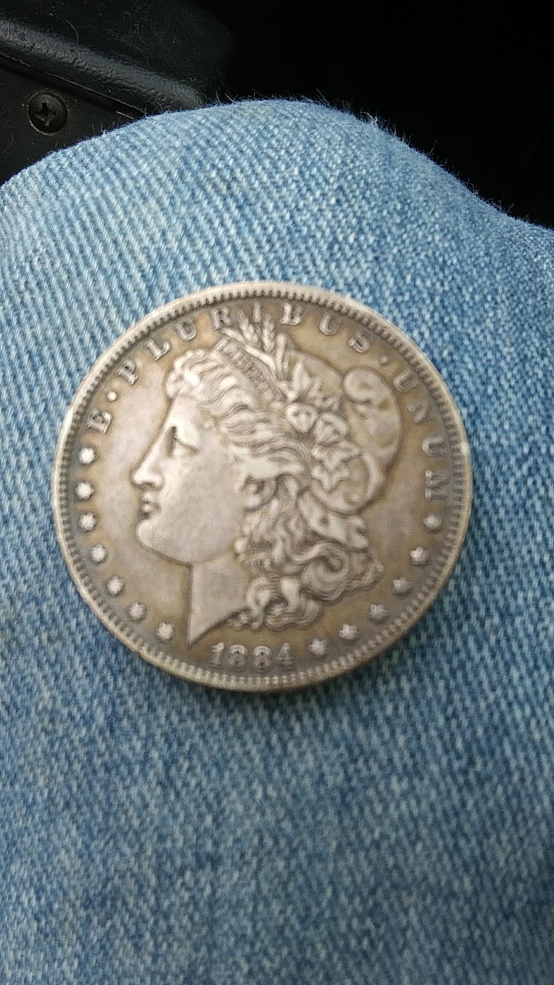 1884 morgan silver dollar