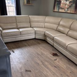 Leather Sectional  