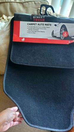Black Carpet Auto Mats 4-Piece Set