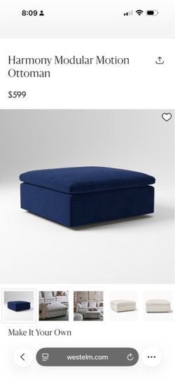 Brand new harmony sofa in midnight fabric
