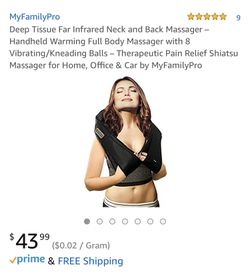 MyFamilyPro massager of neck kneading
