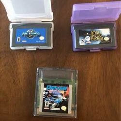 Nintendo Game Boy Games 