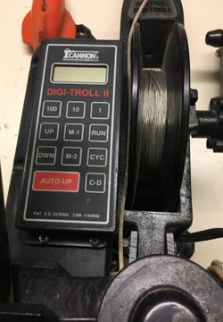 Digi Troll II downrigar used couple times comes with swivel base and 8 Lb weight and two rod holder I have two of them , 800.00 for both