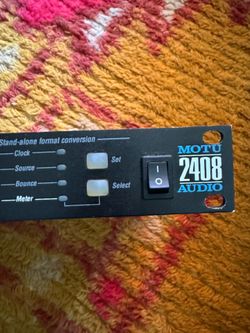 MOTU 2408 Audio Interface Rack Unit – Tested Working – $80 OBO