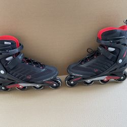 Rollerblade Mens US Size 12 Inline Skates Zetrablade Black Red Training Rollerblades Excellent Co Dirion $30 Firm On Price