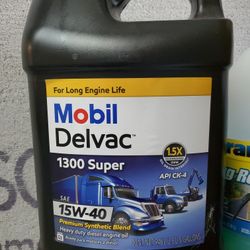 Mobile Delvac Oil