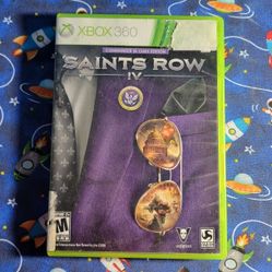 Saints Row IV Commander In Chief Edition Xbox 360 One Series S X Game Disc Case Artwork Manual & Inserts