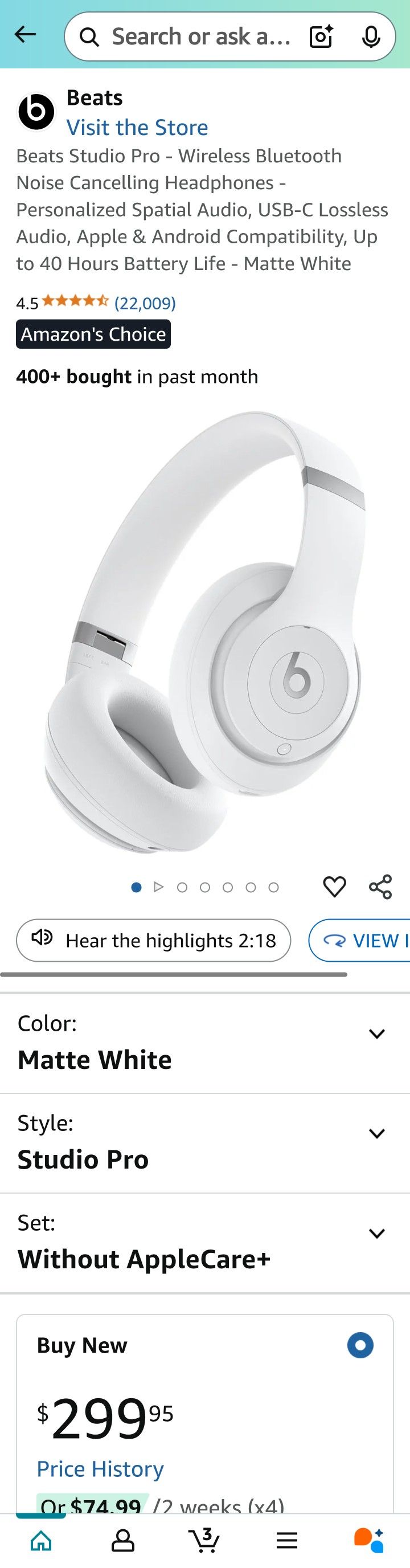 Beats Studio Pro Headphones