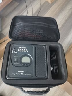 JF.EGWO 4000Amp Car Jump Starter with Air Compressor