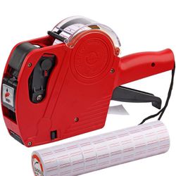 MX5500 EOS Red 8 Digits Pricing Gun Kit with 7,000 Labels & Spare Ink