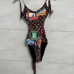 Women’s Louis Vuitton Swim Shaping Sculpting Tank One-Piece Swimsuit