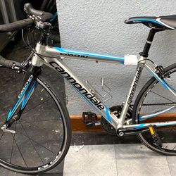 Cannondale CAAD10 Si EN 14781 Road bike Silver Blue Size 18" (46cm) NO Merlin Cervelo Colnago Trek Canyon Pinarello Giant Carbon Specialized Cinelli