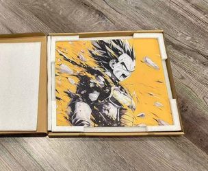 Dragon Ball Vegeta Premium Glass Gaming Mouse Pad