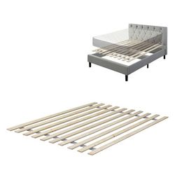 Gowtun, 0.75-Inch Standard Vertical Mattress Support Wooden Bunkie Board/Slats, Twin XL