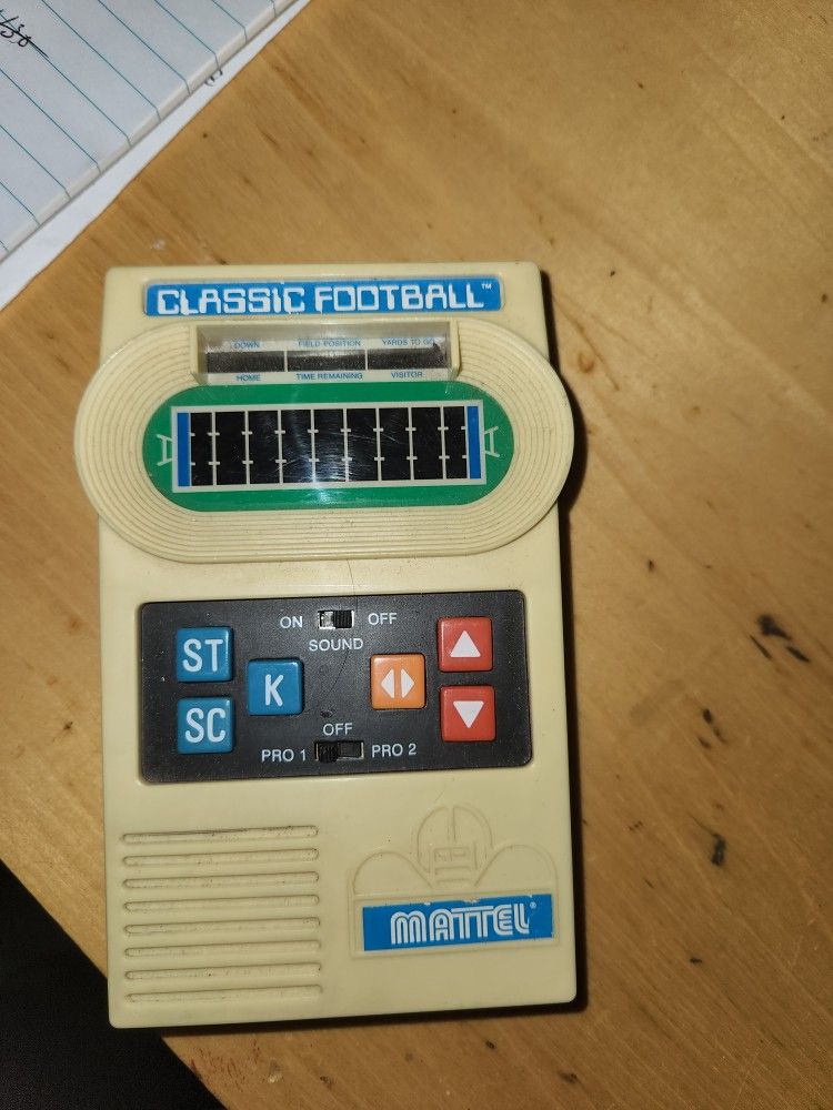 Football Handheld Game And Math Game