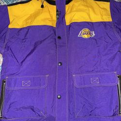Vintage Lakers Champion Jacket 