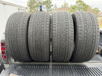 4 continental cross contact LX20 tires  275/60/20 