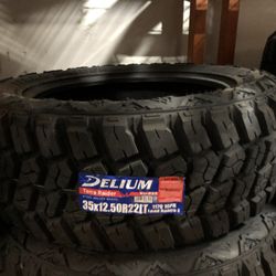 1 New Tire Delium Terra Raider Ku-255 LT 35x12.50R22