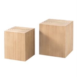 Cozayh Home Tree Stump End Table