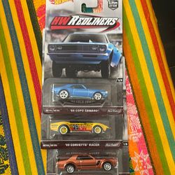 Hot wheels Redliners Camaro corvette cougar