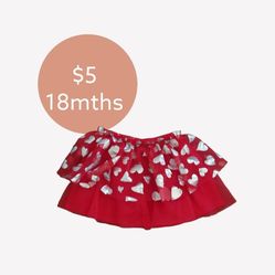 Hearts Tutu Skirt