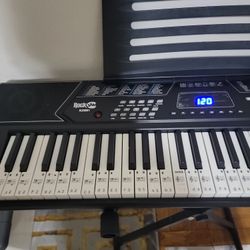 RockJam RJ5061 61-Key Keyboard – With Stand – Works Great