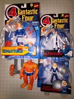 MARVEL LEGENDS FANTASTIC FOUR RETRO SET