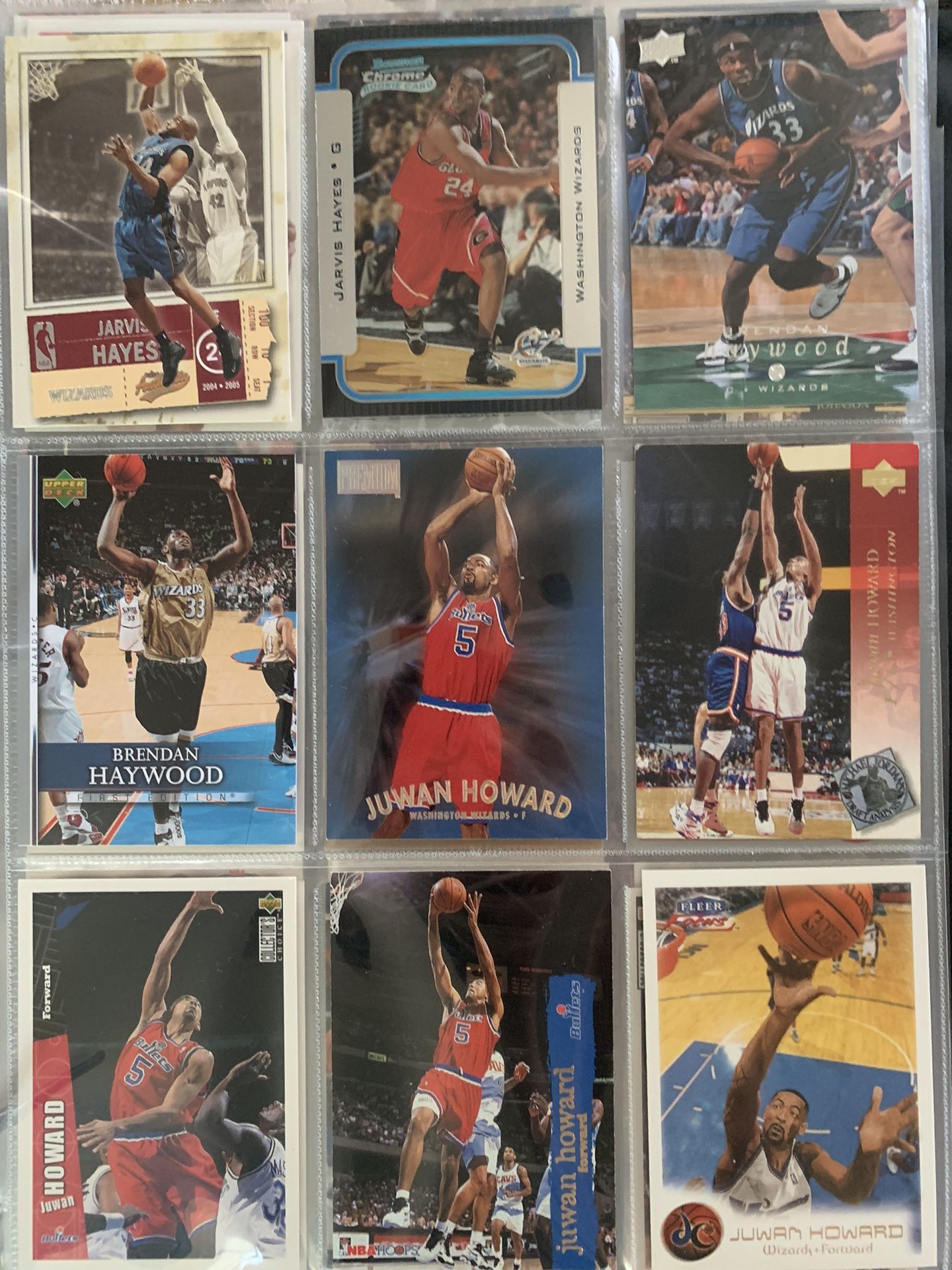 Washington Bullets/wizards Cards