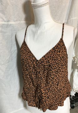 ADORABLE LEOPARD TANK SIZE 6