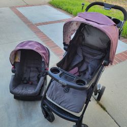 Graco Snugridge 30 Baby Toddler Kids Car Seat & Matching Snap In Folding Stroller