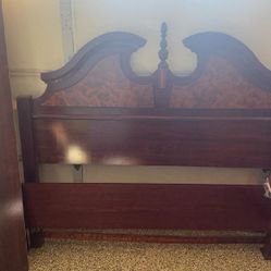 Queen Headboard, Dresser And Mirror, 2 Night Stands, 1 Chest