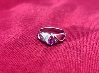 Hard jewelry promise ring