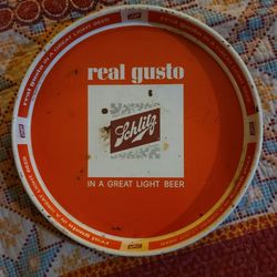 Vintage Shlitz Beer Serving Tray