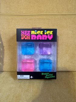 Nee Doh Nice Ice Baby Squish Toy 4-Pack
