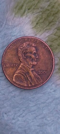 2001 D Penny- Toned