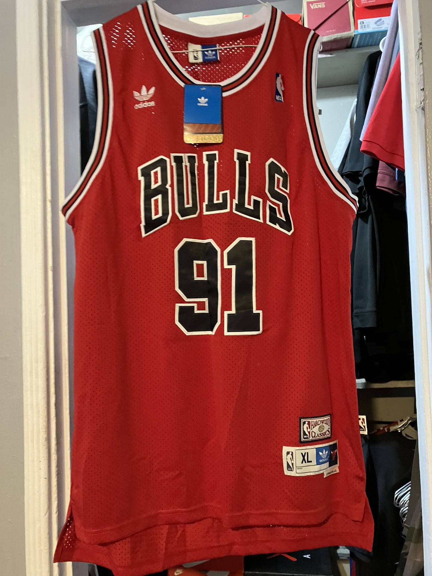Adidas Hardwood Classic Rodman Jersey